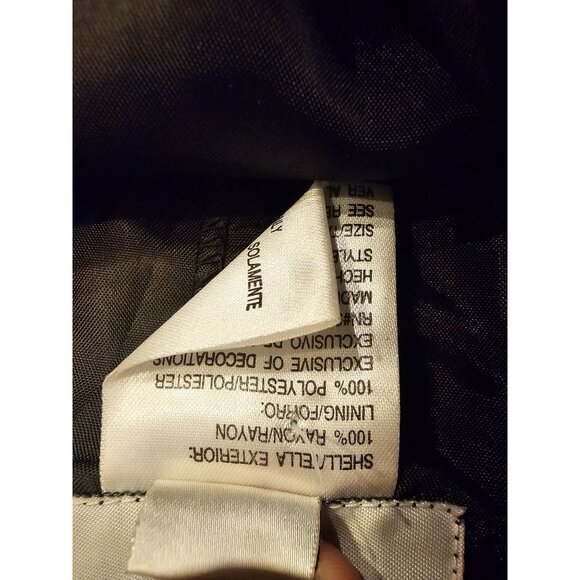 Vintage 1999 Plaza South Petite Black Lace Sleeveless Sheath Dress Size 8 - Picture 5 of 10